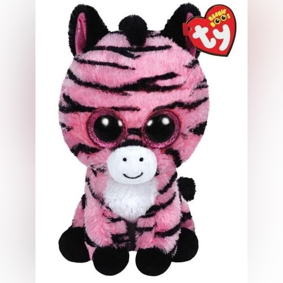 TY Beanie Boos - ZOEY the Pink Zebra/ 6”/ NEW - Picture 1 of 3